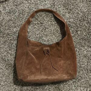 Lucky Brand Suede shoulder bag purse